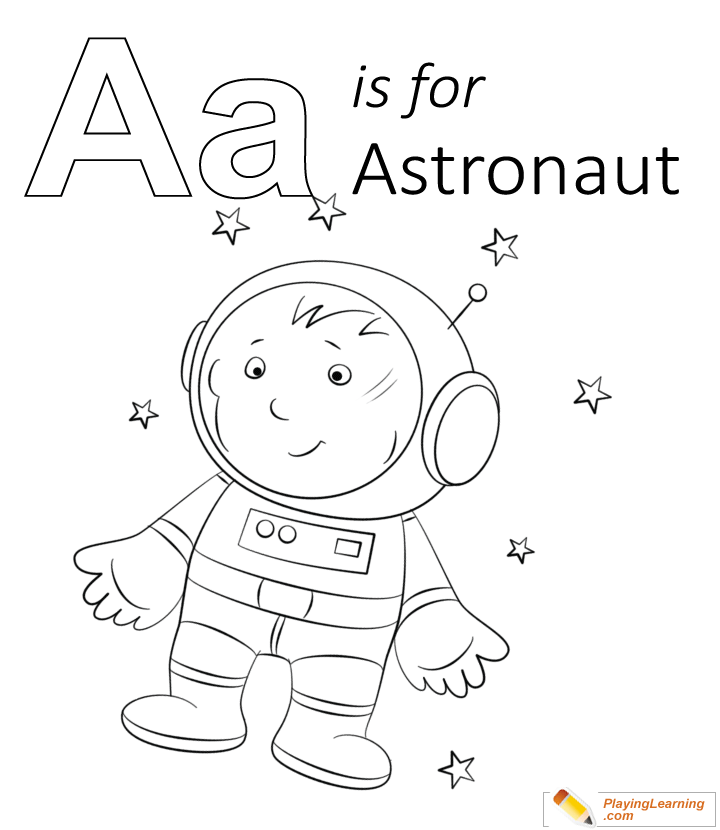 A Is For Astronaut  for kids
