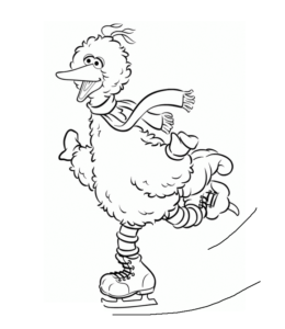 Big Bird Coloring Page 3 for kids