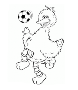 Big Bird Coloring Page 6 for kids