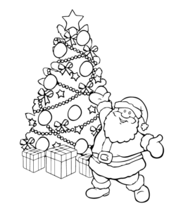 Christmas Coloring Page 8 for kids