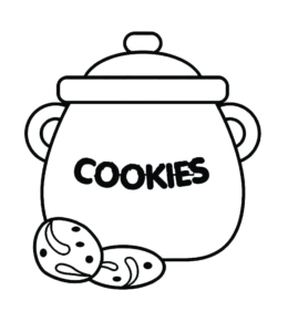 Cookie Coloring Page 8 for kids