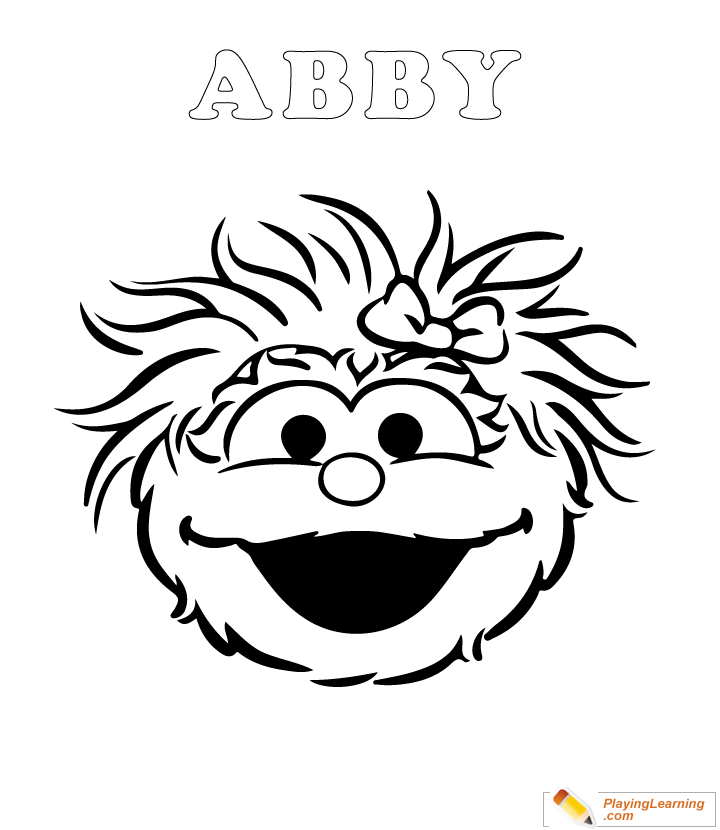 Easy Sesame Street Coloring Page  for kids