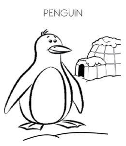 Igloo coloring page 14  for kids