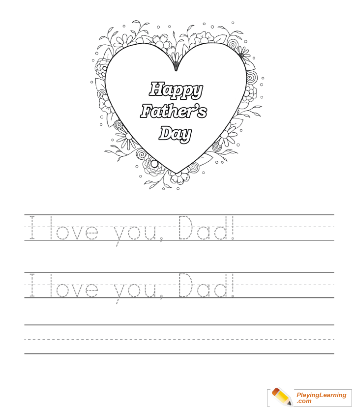 Free Printable Father S Day Writing Paper For Kids