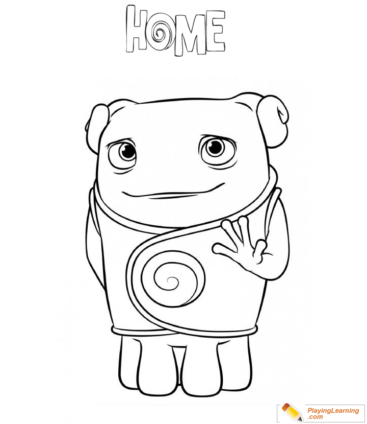 Home Movie Oh Coloring Page  for kids