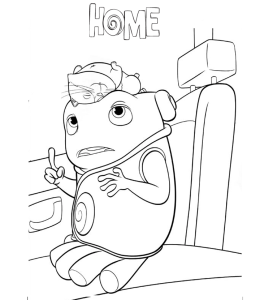 Home Movie - Oh Coloring Page for kids