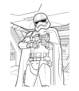 Star Wars Stormtrooper coloring image for kids