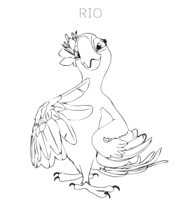 Rio Coloring Page 1 for kids