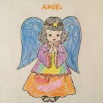 Angel coloring sheet