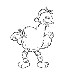 Big Bird Coloring Page 5 for kids