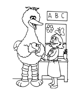 Big Bird Coloring Page 14 for kids