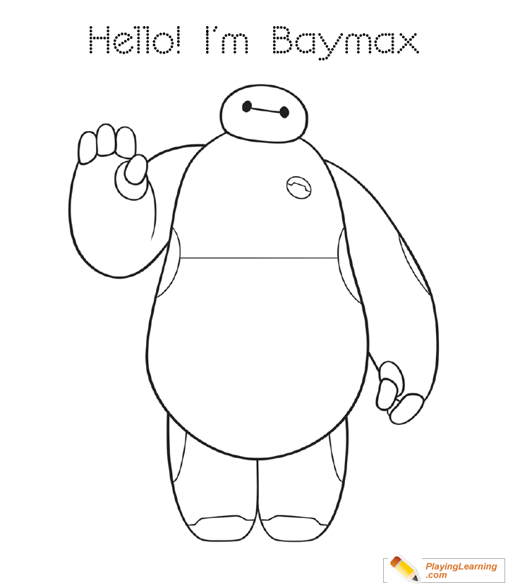 big hero 6 coloring pages for kids