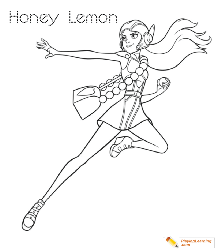 honey lemon big hero 6 drawing