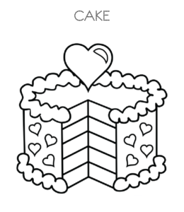 Coloring Pages For Kids Cake Expert Kid