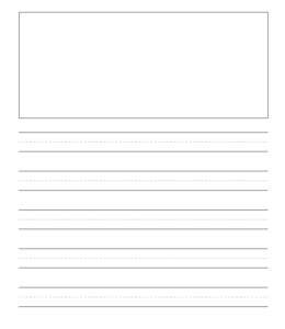 Simple Book Report Writing Worksheet for kids