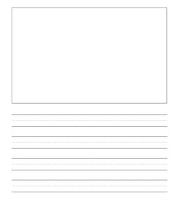Simple Book Report Writing Worksheet for kids