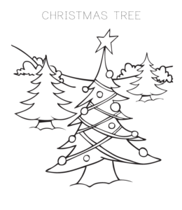 Christmas Coloring Page 3 for kids