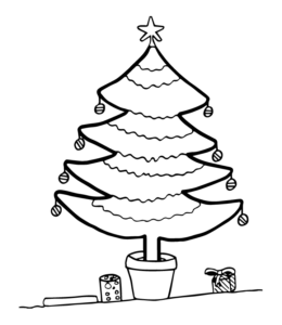 Christmas Coloring Page 9 for kids