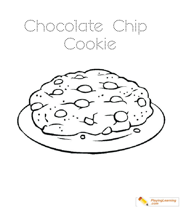 Download Cookie Coloring Page 02 | Free Cookie Coloring Page