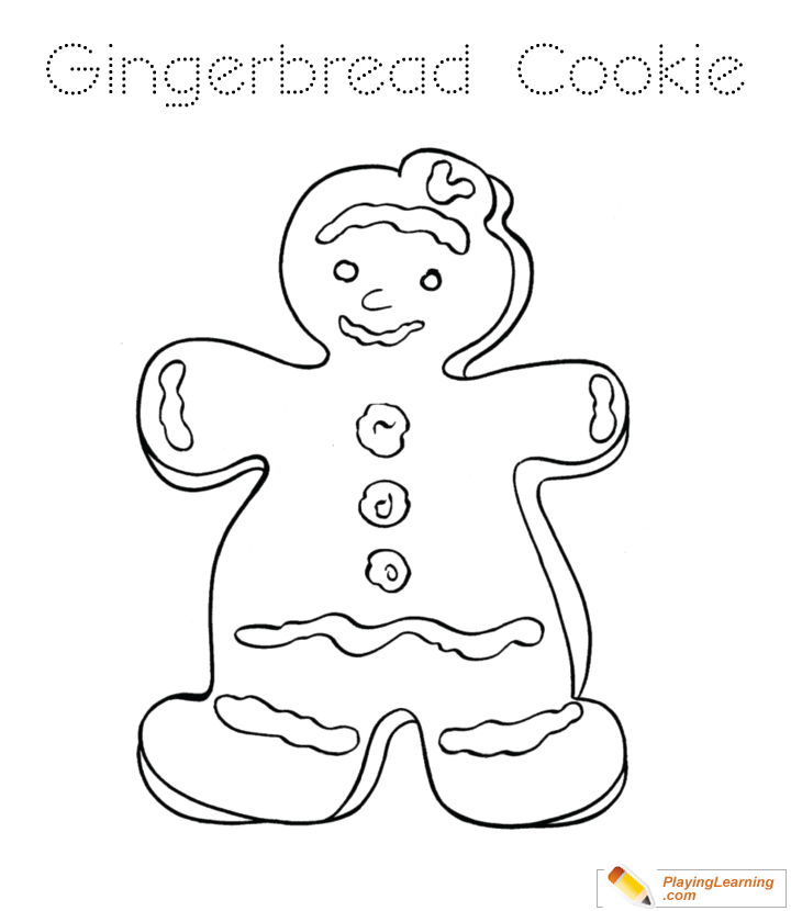 Cookie Coloring Page 05 | Free Cookie Coloring Page