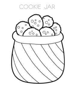 Cookie Coloring Page 9 for kids
