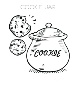 Cookie Coloring Page 10 for kids