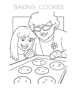 Cookie Coloring Page 11 for kids