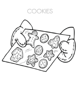 Cookie Coloring Page 12 for kids