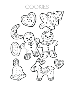 Cookie Coloring Page 13 for kids