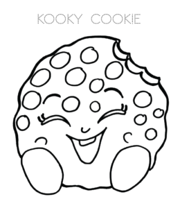 Cookie Coloring Page 17 for kids