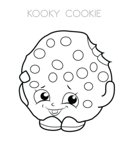 Cookie Coloring Page 18 for kids
