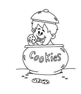Cookie Coloring Page 25 for kids