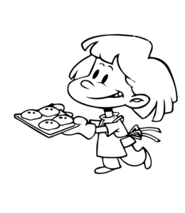Cookie Coloring Page 28 for kids