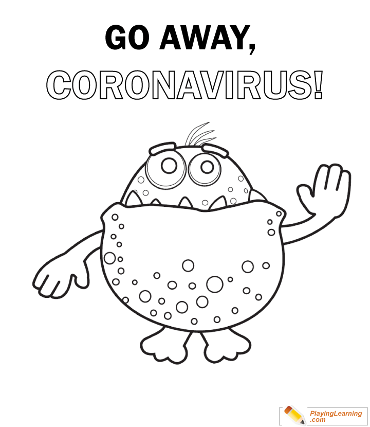 Coronavirus Images For Kids Black And White