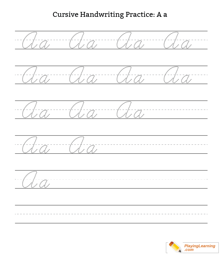 Cursive Letter Template Printable