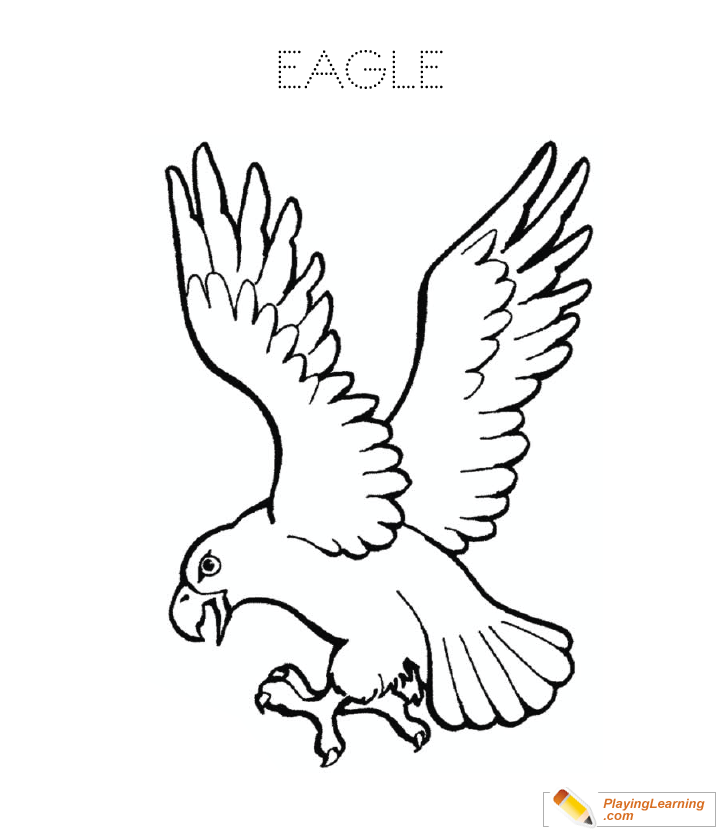 Eagle Coloring Page 09 Free Eagle Coloring Page