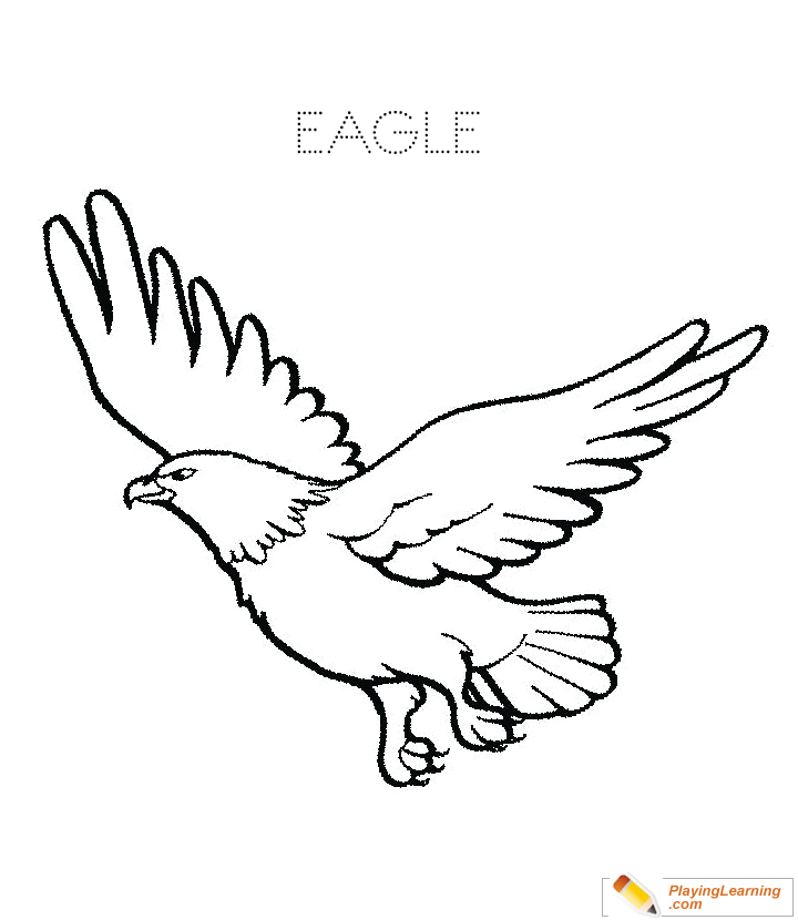 Eagle Coloring Page 20 | Free Eagle Coloring Page