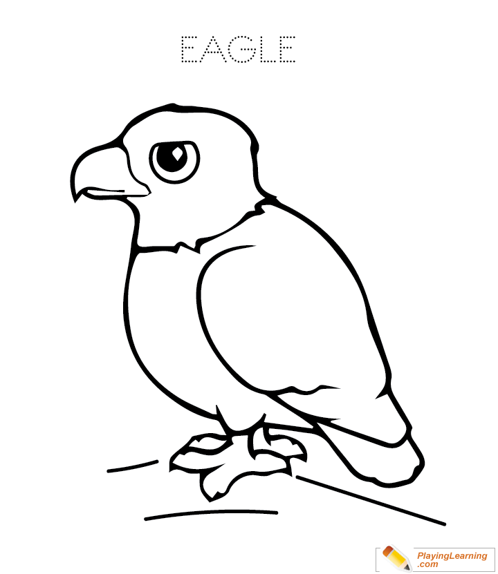 Eagle Coloring Page 36 | Free Eagle Coloring Page