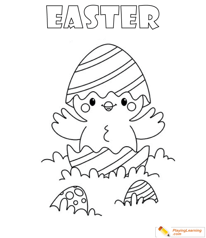 Easter Coloring Page  for kids