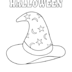 Easy Halloween Coloring page
