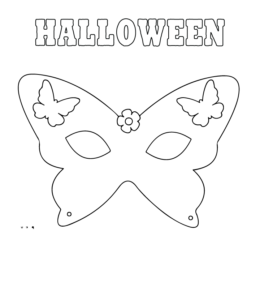 Easy Halloween Coloring Page 22 for kids