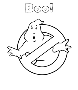 Easy Halloween Coloring Page 23 for kids