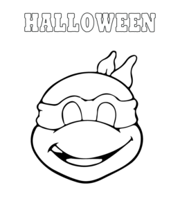 Easy Halloween Coloring Page 24 for kids