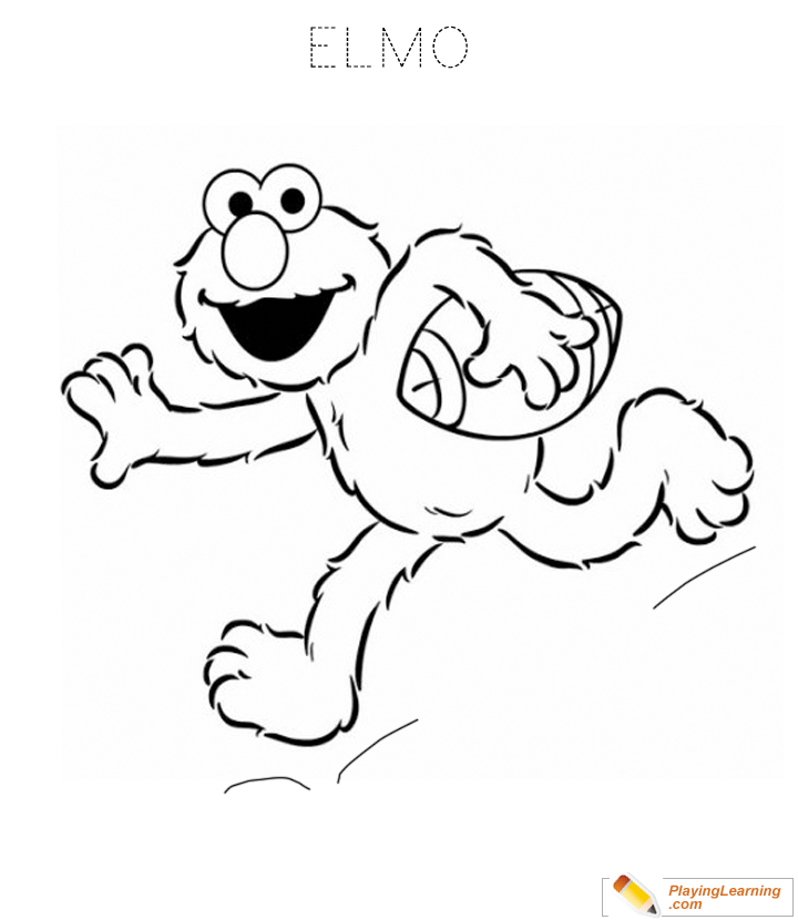 Elmo Coloring Page  for kids