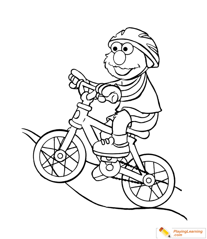 Elmo Coloring Page  for kids