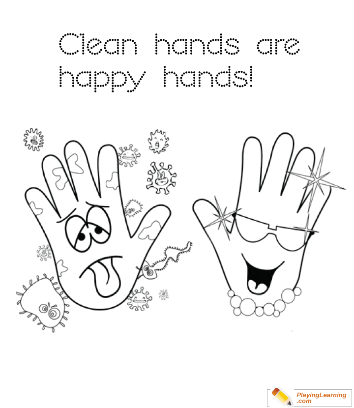 Flu Season Clean Hands  for kids