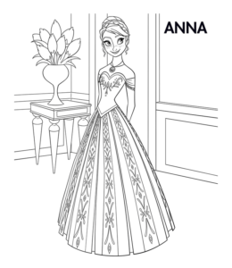 Frozen Movie Coloring Page 11 for kids