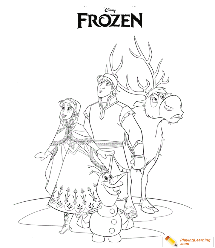 Frozen Movie Coloring Page 12 | Free Frozen Movie Coloring Page