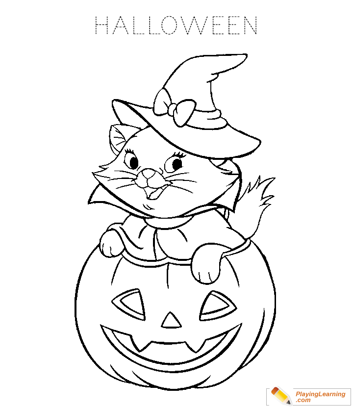 Halloween Coloring Page  for kids