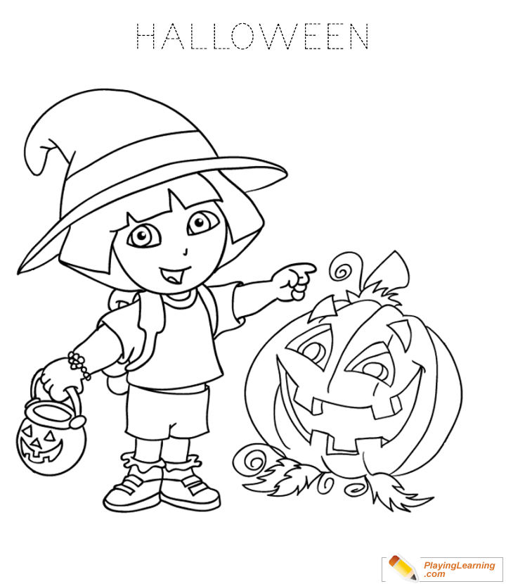 Halloween Coloring Page  for kids